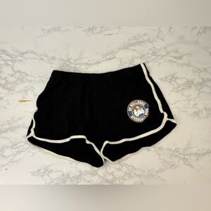 Womens Black Riverdale Shorts Elastic Waist Size S Go Bulldogs Riverdale High​